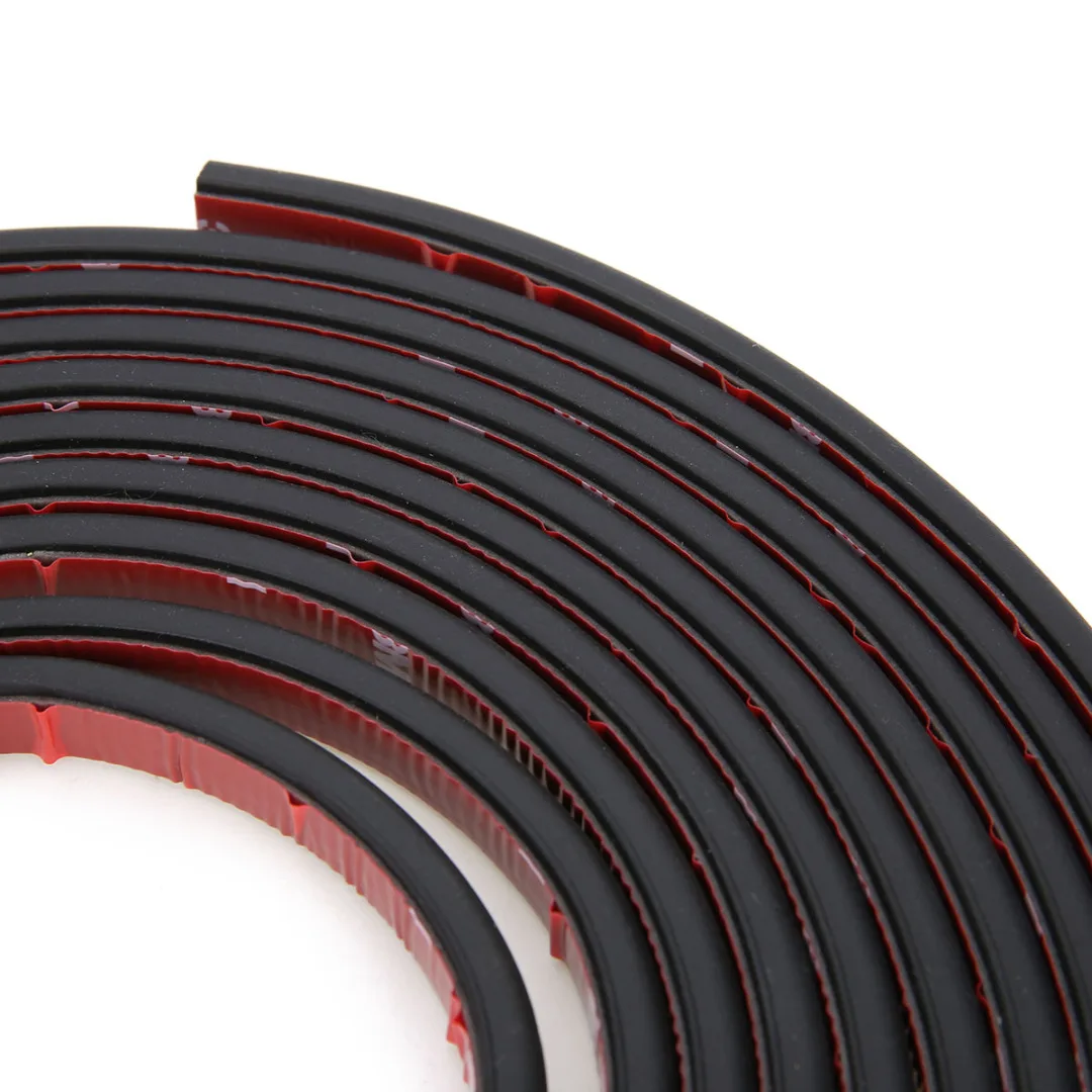 Mayitr 5M B Shape Type Rubber Car Door Seal Strip Edge Guard Moulding Trim Weather Strip Protector Car Styling