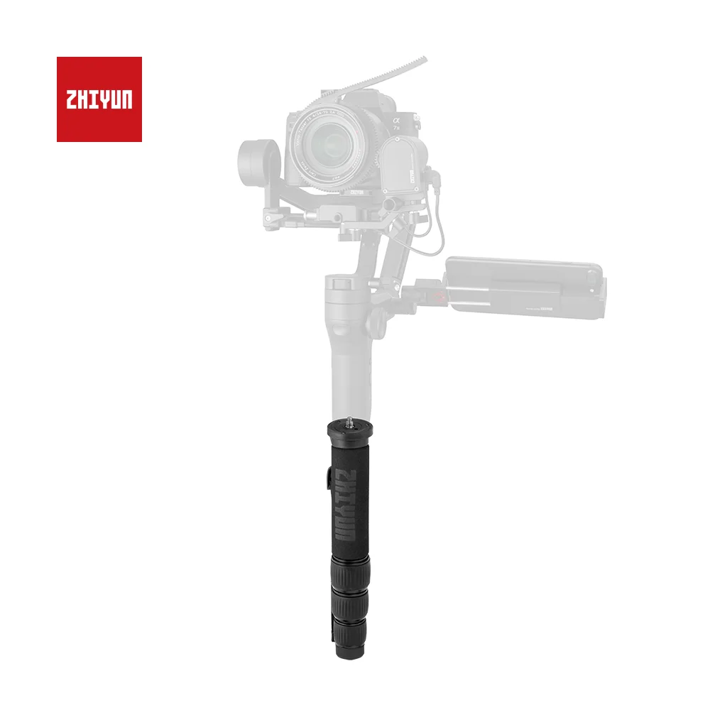 

ZHIYUN Telescopic Mini Monopod for Gimbal Weebill Lab/ Smooth 4/ Crane Plus Stabilizer Accessorywith 1/4" to 3/8" Mounting Screw