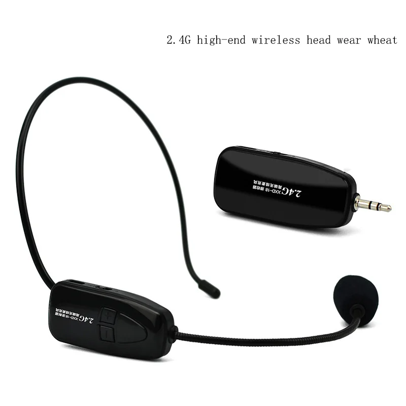 

2.4G Wireless Microphone Headset Megaphone Radio Bluetooth Microphone For Speech Loudspeaker Teaching Meeting Guide