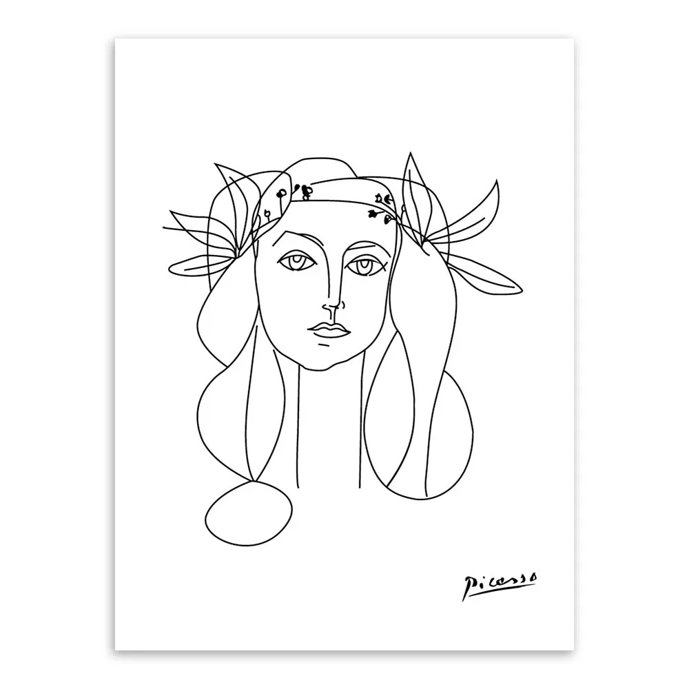 Рисунки пикассо одной линией