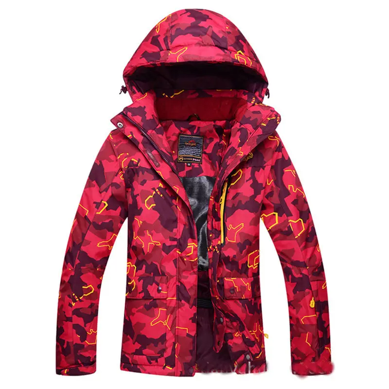 

2018 Quality Ski Jacket Female Camping Hiking Climbing Snowboard Skiing jacket Waterproof Breathable Outdoor Sports Warm Coat