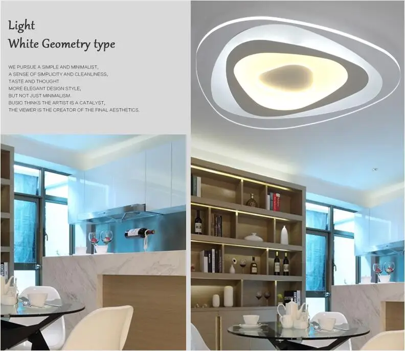 Us 60 0 New Style Ice Layer Led Ceiling Lights Acrylic Lighting Fixtures Ceiling Lamp For Living Room Bedroom Home Lighting In Ceiling Lights From