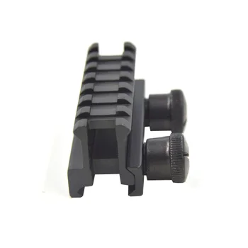 

Alonefire Scope Adapter See-Thru See-Through Riser Base for AR Dovetail Weaver Mount 20mm to 20mm Extensible scope bases mounts
