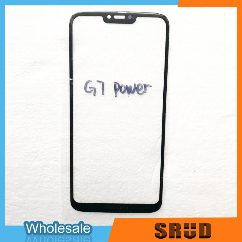 LCD Outer Glass With Laminated OCA For Motorola G6 G7 G7 Play G7 Power G7 Plus G8 G8 Play G8 Power Front Outer Screen Glass Lens