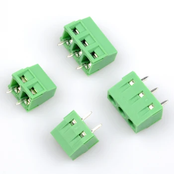 

10PCS kf120-2.54-2P 3P 2.54MM pitch straight pin pcb screw terminal block connector KF120 2PIN 3PIN green