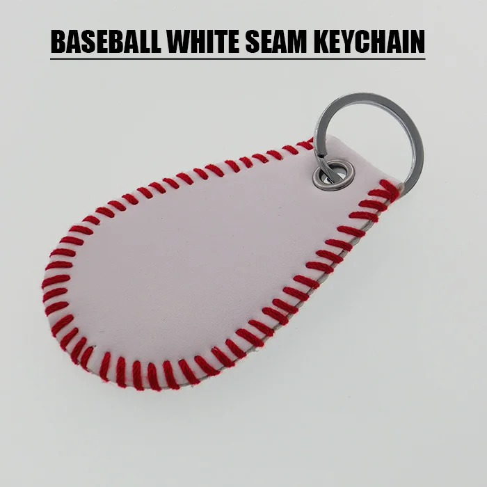 

FREE SHIPPING, Baseball Key Chain, Baseball Keychain, Keychain, Key Chain, Baseball, Leather Keychain, Leather Key Chain