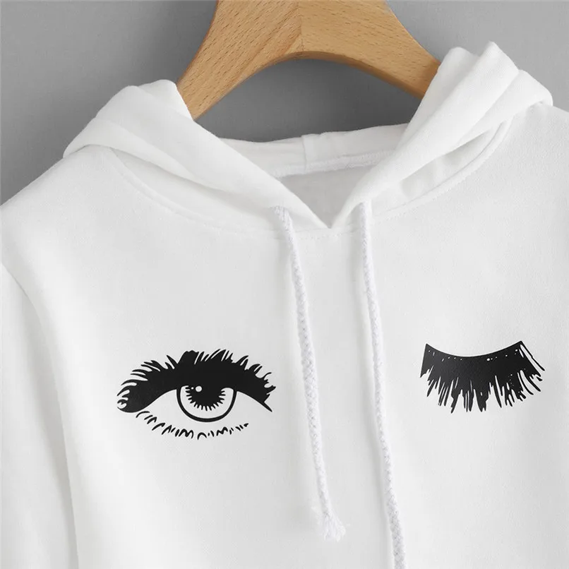 Cashmere Pullover Women Fashion Sweatshirt Bts Eye Printed  Hoodie  Blouse Female Sweatshirts Sudadera Mujer #F#40SP143