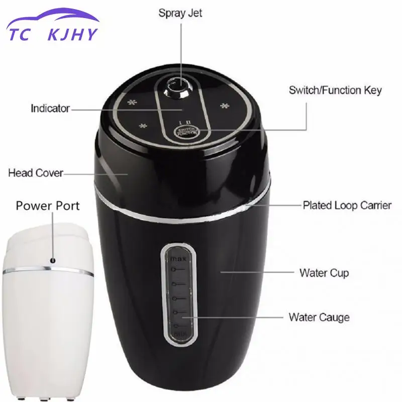 

Auto Car Humidifier Usb Mini Air Humidifier Anti Drying Ultrasonic Aroma Humidifier Car Air Purifier Air Ionizzatore Car Ionizer
