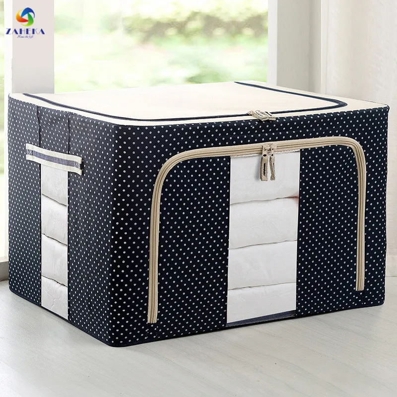 Buy Household Portable Clothing Organizer Oxford Clothes Storage Box Quilt