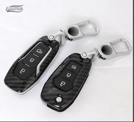 Автомобильный ABS чехол для ключей из углеродного волокна цепь Ford Everest Explorer Edge Focus