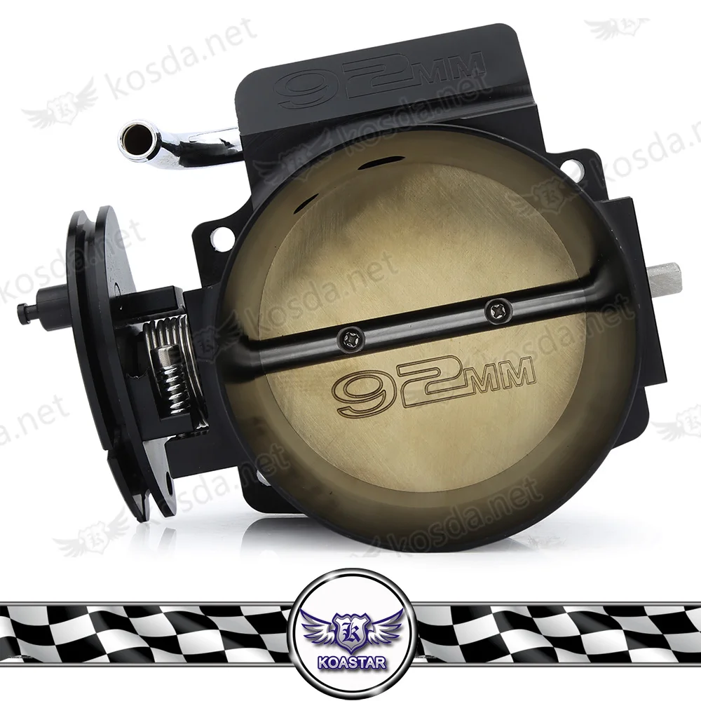

Black Aluminum 92mm Throttle Body For GM LS1 LS2 LS3 LS6 LSX TB1021S