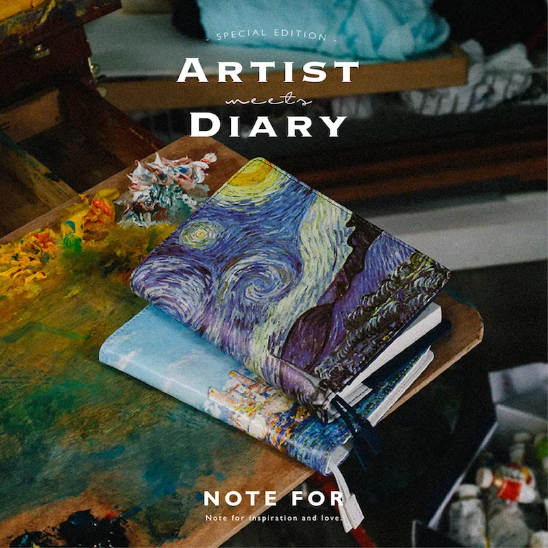 

2018 New Version The Artist Series A5 A6 Journal Hobonichi Fashion PU Diary 120 Sheets Buy Now Get A PVC Cover For Free!