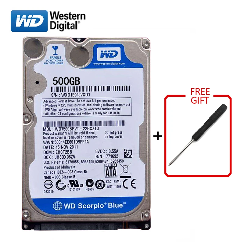 Скидка Бренд WD 500 Гб 2,5