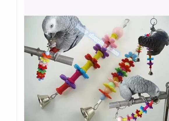 Домашние птицы игрушечные попугаи игрушки акриловые игрушки стенд повышенный бар клетка аксессуары