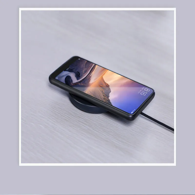 Оригинальное Беспроводное зарядное устройство Xiaomi 10 Вт Max QI умное Быстрое беспроводное зарядное устройство для iPhone X XR XS 8 для samsung S9 F2