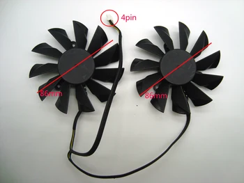 

FreeShipping PLA09215B12H 4Pin GPU Fan For MSI GTX 550 560 570 580 680 770 Fan HD 6870 6790 7750 Fan GRAPHICS CARD GT440 Fan