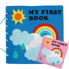 Craft Kit Quiet Book Montessori Early Education Picture Book Mom Handmade Sewing My First Book Felt DIY Package Toy Book For Kid stcker book