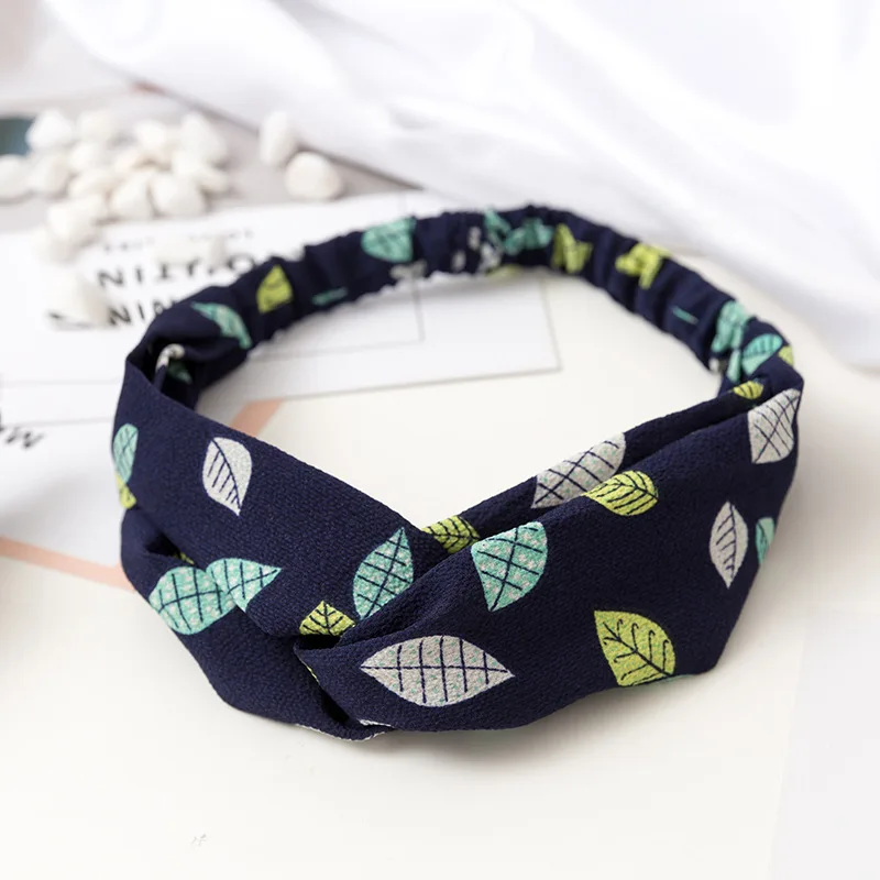 

Korean Head Bands Summer Girls Headwrap Boho Fabric Headwear Elastic Headband For Women Hair Styling Bandage Hair Accessories