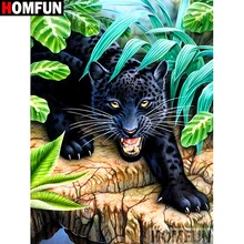 HOMFUN-peinture diamant thème
