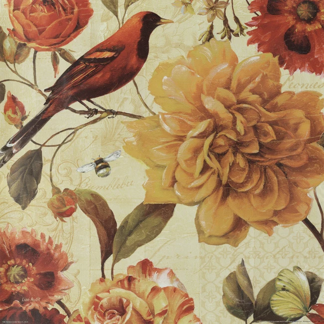 Pastoral Europe Red Birds Dragonfly Flower Scenery Oil Painting Canvas Printings Printed On Wall Art Decoration Pictures In Calligraphy Pastoral Europe Red Birds Dragonfly Flower Scenery Oil Painting Canvas Printings Printed On Wall Art Decoration Pictures In Calligraphy