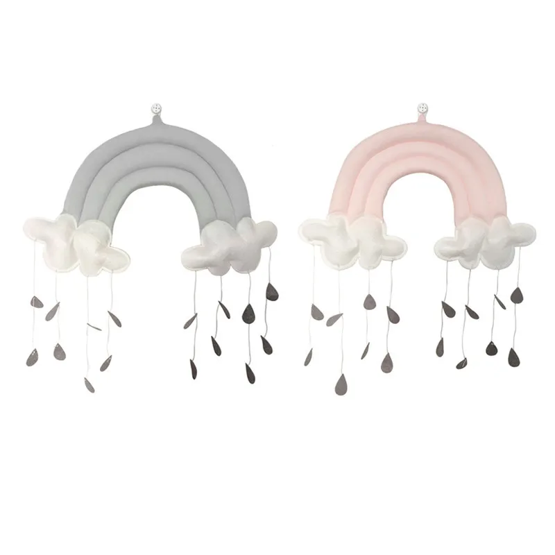 

Baby Crib Decor Toy Cotton Cloud Shape Kindergarten Nursery Room Wall Hanging Decor for kids