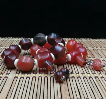 

Natural A goods red dreamy chalcedony scrub bracelet cb66#