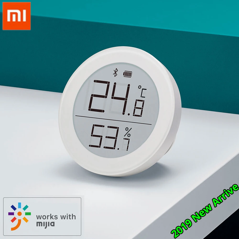 

2019 Xiaomi ClearGrass Digital Bluetooth Thermometer and Hygrometer E-Link INK 30 Days Data Automatic Recording Work Mihome APP