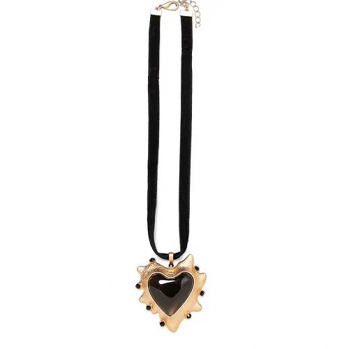 JUJIA роскошный очаровательный браслет в форме сердца с кристаллами в богемном стиле Statament za ювелирный браслет для женщин подарок - Окраска металла: 10101-BK