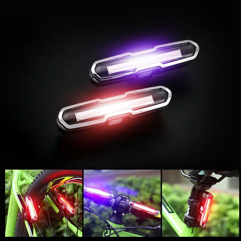 5 Modes Dual Color Super Bright Bicycle Bike Cycling LED Rear Tail