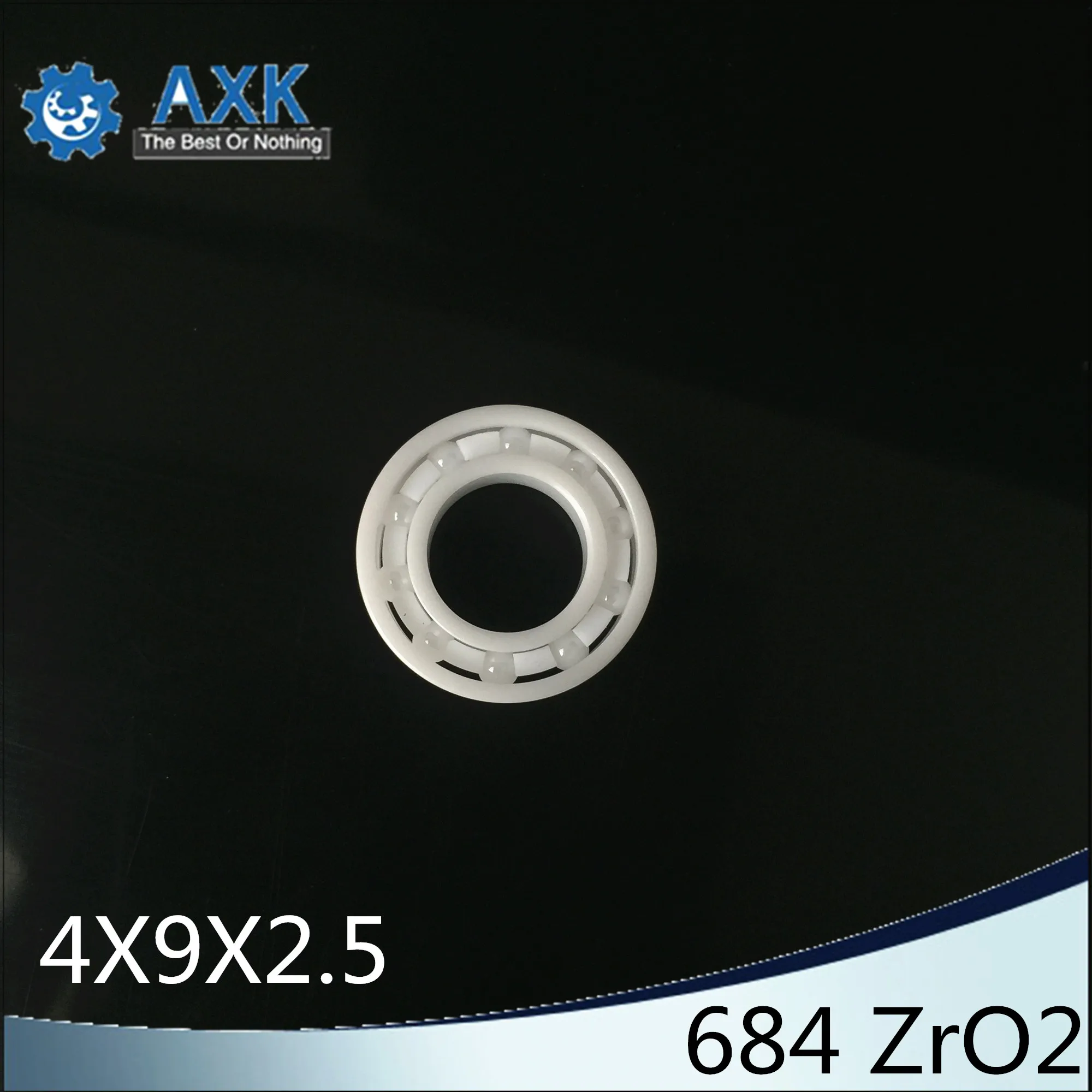 684 Full Ceramic Bearing ( 1 PC ) 4*9*2.5 mm ZrO2 Material 684CE All Zirconia Ceramic 618/4 Ball Bearings