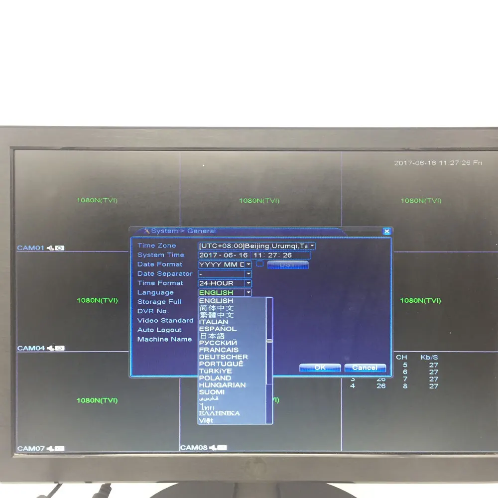 4 канала H.264 Домашняя сеть 5 в 1 Мини CCTV 1080P HDMI AHD TVI CVI DVR ONVIF NVR P2P системы безопасности видео рекордер