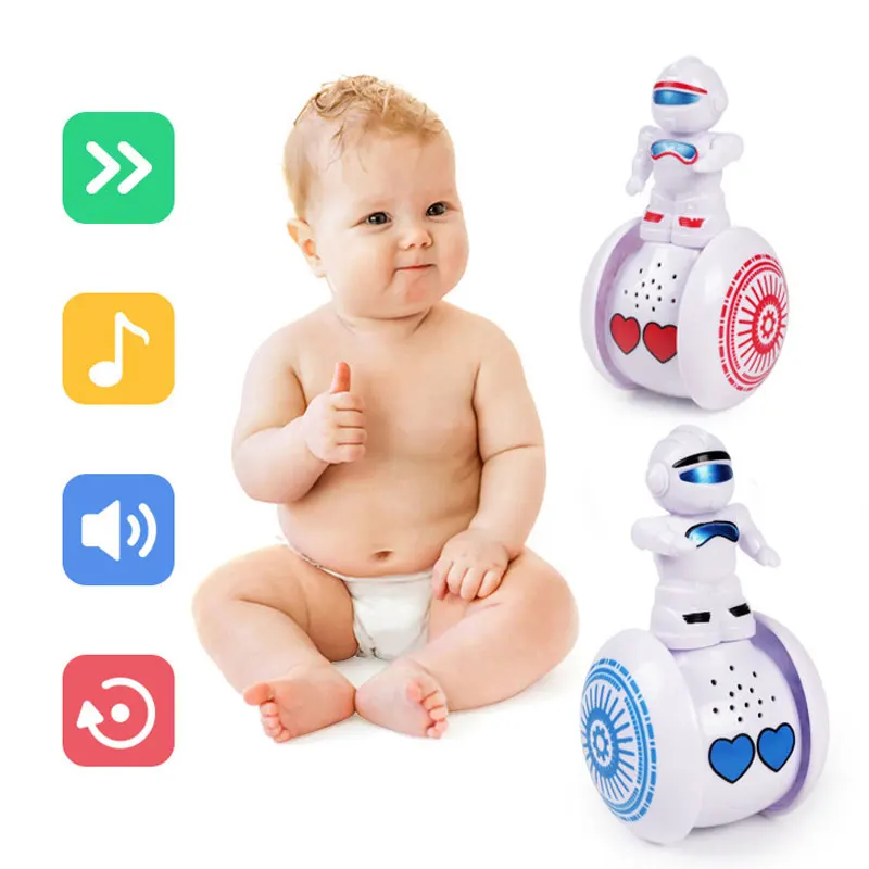 Tumbler Robot Smart Robot Robot Toy Astronaut Sensors Mini Voice-Activated Novel Plastic Random Color Baby Toys Premium Gifts