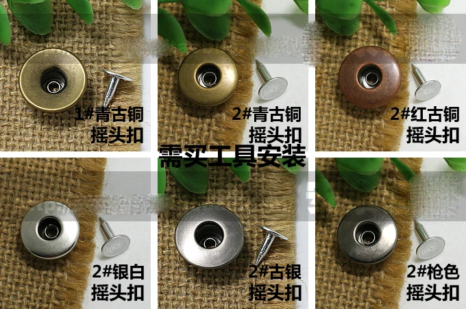 cheap 100sets/lot DIY clothing cow jeans trousers button 2