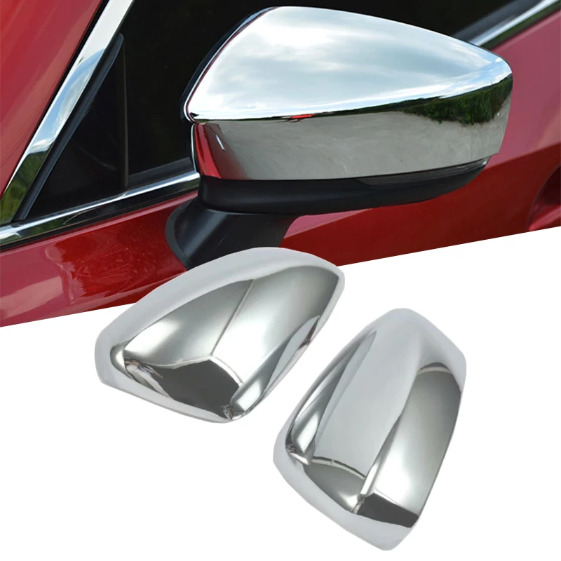 

For Mazda 3 M3 Axela 2017 2018 ABS Chrome Exterior Rear View Rearview Mirror Cover Protector Panel Trim Stickers
