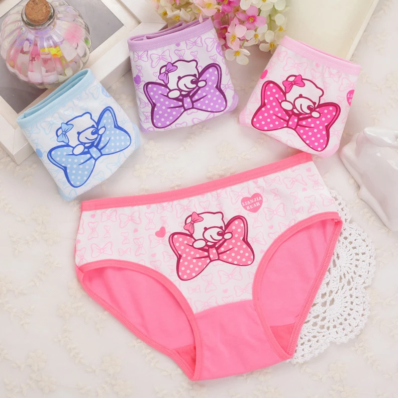 

6pcs/lot girl underwear girl briefs children's underwear pants for girls The girl's underwear cotton A7022-6P