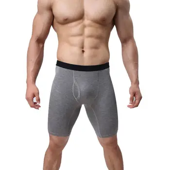 

Mens Plus Size Quick Dry Athletic Compression Shorts Underwear Mid-Rise Breathable Cotton Boxer Briefs Sport Baselayer Tights