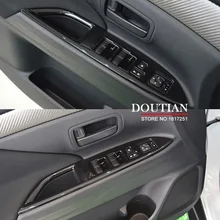 Для Mitsubishi Outlander стеклоподъемник управление рамка оконный переключатель Декор декоративная накладка для панели подлокотника аксессуары для салона автомобиля