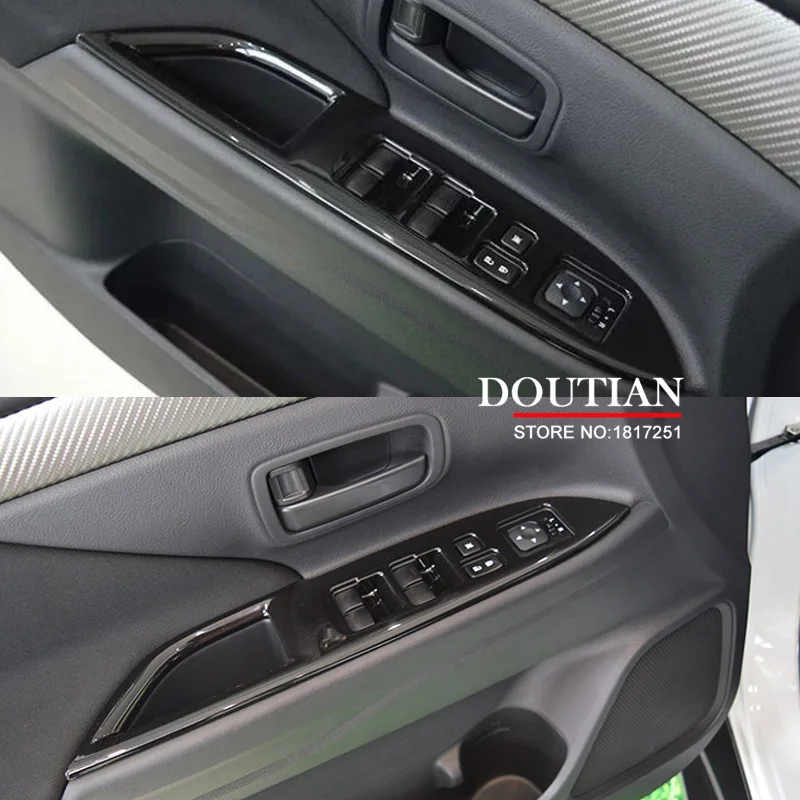 Для Mitsubishi Outlander 2016 2017 стеклоподъемник управления рамка переключатель окна Декор