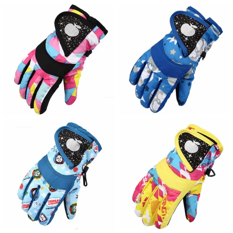 

Kufun Skiing Gloves Winter Snow Sports Gloves for kids children girls boys snowboard Warm Waterproof Windproof Sports Ski Gloves