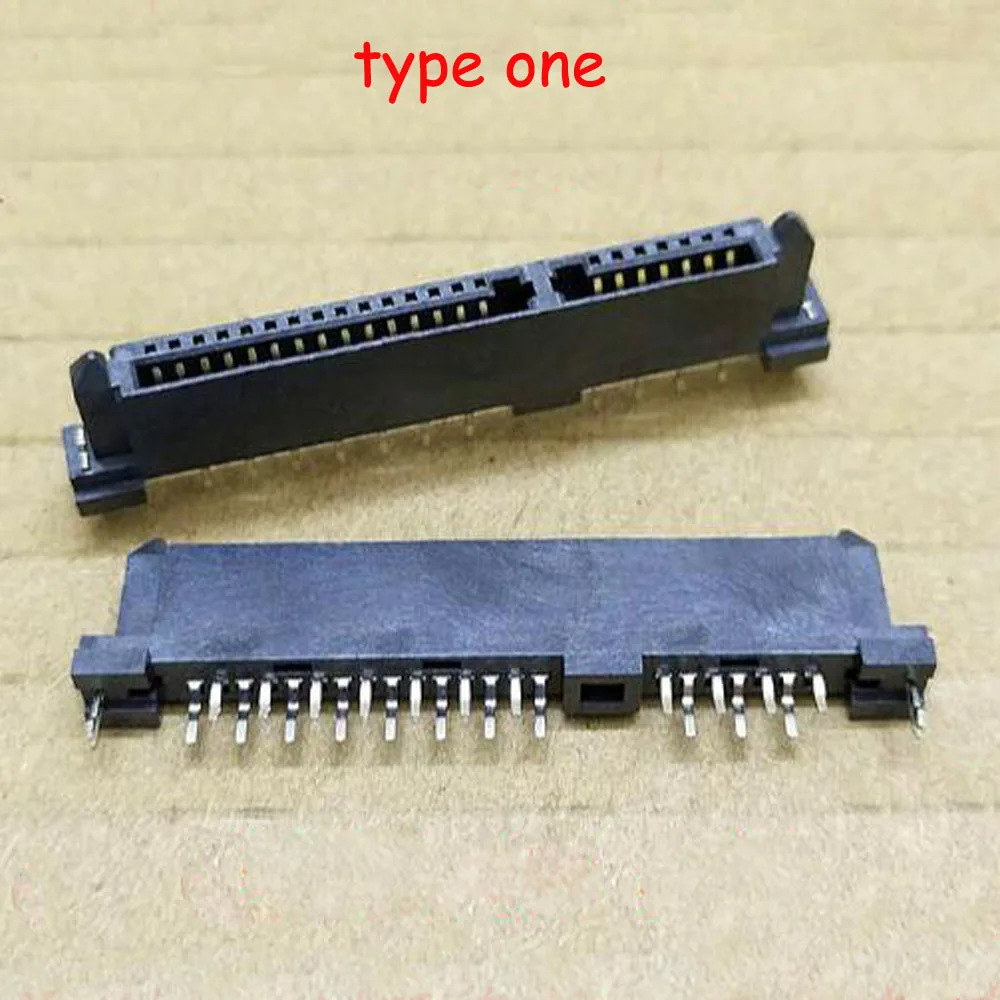 

10pcs SATA interface socket SATA carrier 7+15P female 180 degree