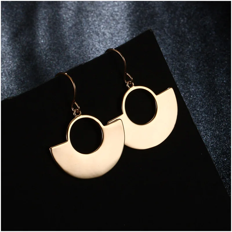 

Long drop earrings jewelry for women brincos 2018 Gold Silver Color Women Accessories Pendant Earrings Female