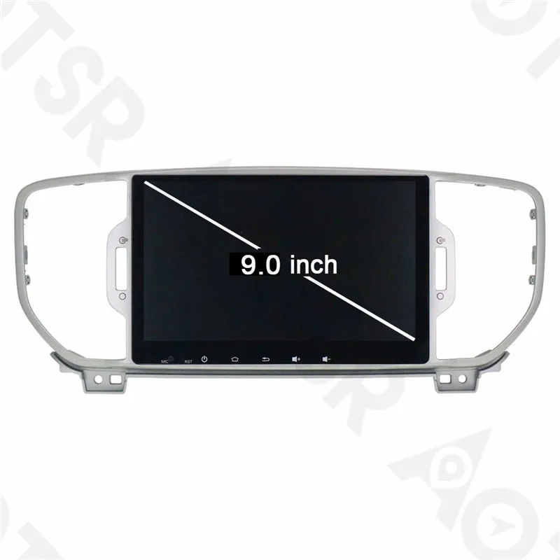 Flash Deal Aotsr Android 8.0 GPS navigation Car DVD Player For KIA sportage 2016 2017 multimedia 2 din radio recorder WIFI Bluetooth stereo 2