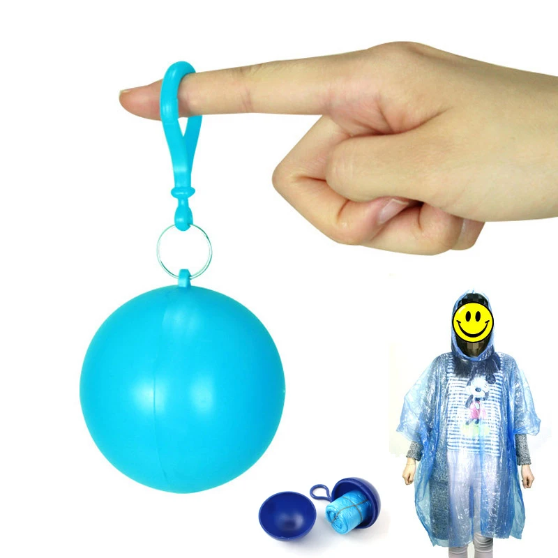 Outdoor One time Raincoat Camping Running Anti Wet Disposable Portable