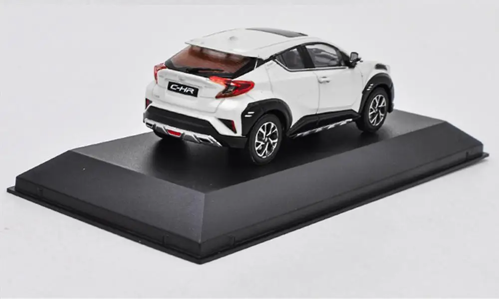 1/43 Toyota ЧР C HR Белый литья под давлением модель автомобиля коллекция