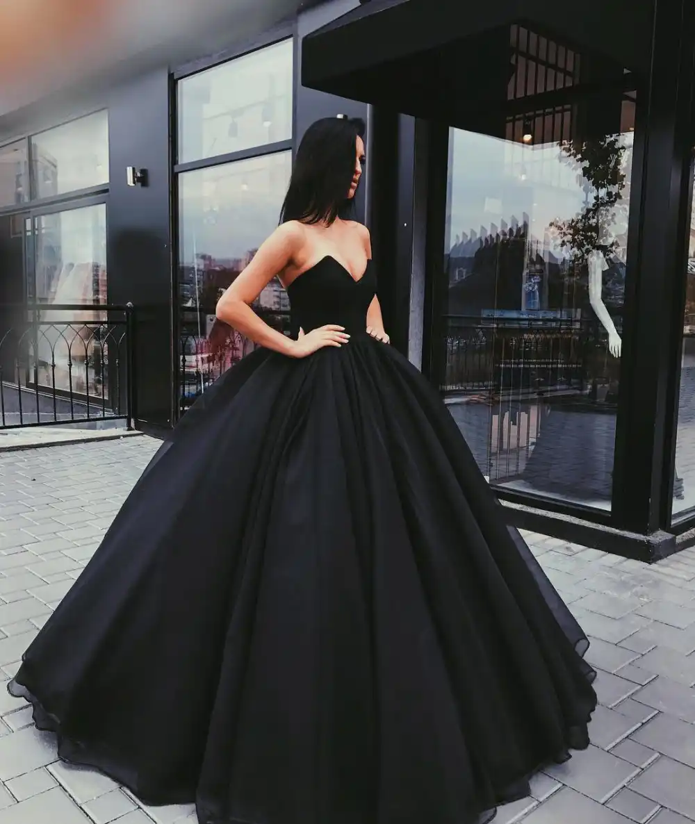 black evening gowns