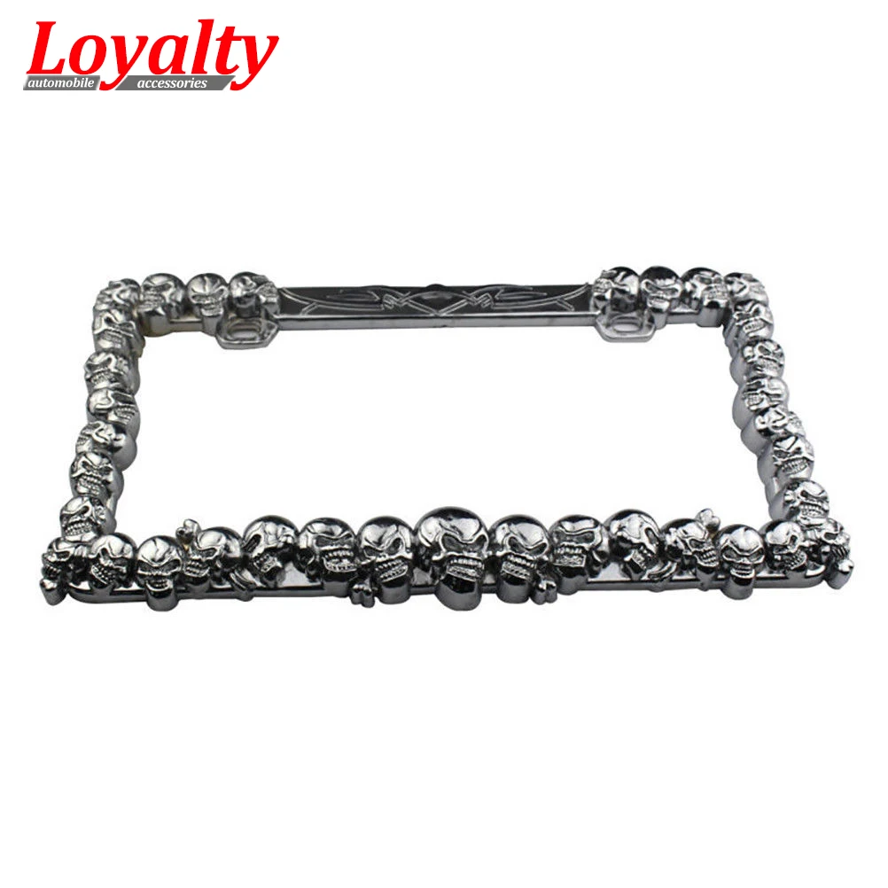 JDM Dragon Scorpion Eagle Style License Plate Frame Tag Cover Holder - Loyalty 2pcs - For Truck Vehicles - USA/Canada - Car Accessories image 3