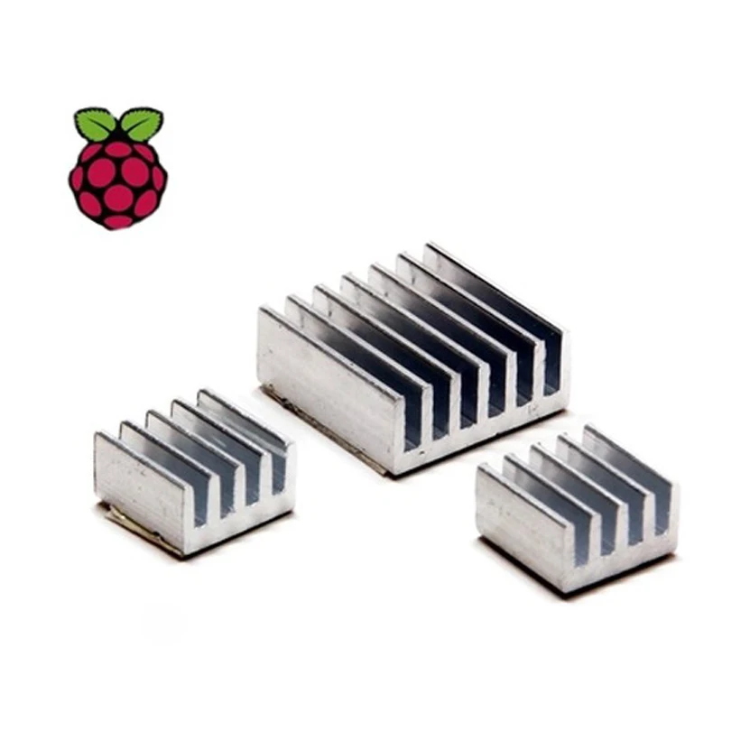3/set Aluminum Heat Sink Copper Made Dissipate heat For Kit Raspberry