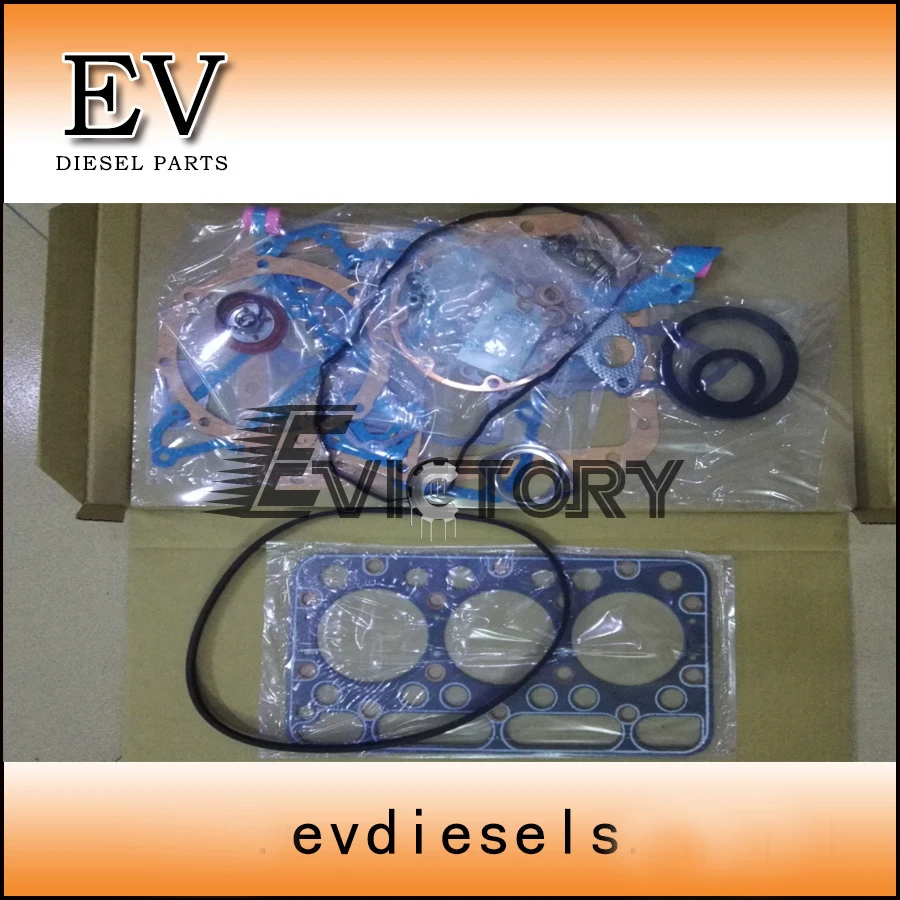 

For Kubota loader engine repair D1402 full cylinder head gasket kit