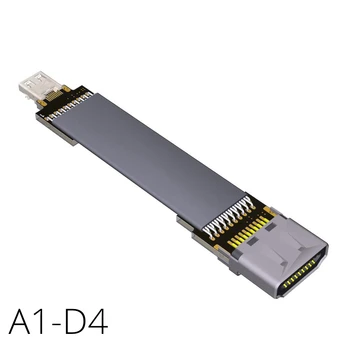 

HDMI 2.0 A Type Male To Micro HDMI 2.0 D Type Female Extension Cable -HDMI The length of the optional customized product A1D4