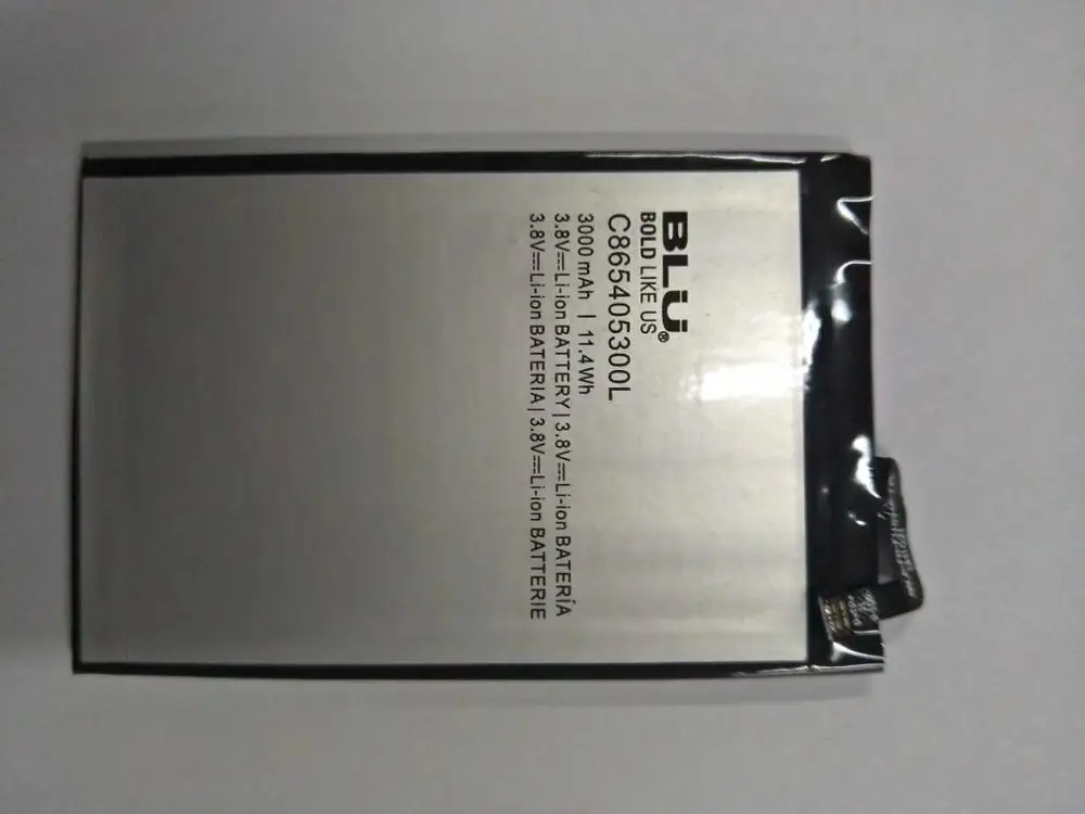 

For BLU Mobile phone Studio XL battery C865405300L 3000mAh 3.8V Internal Rechargeable Battery